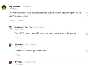 Illustration for article titled Interesting new comment style at Deadspin